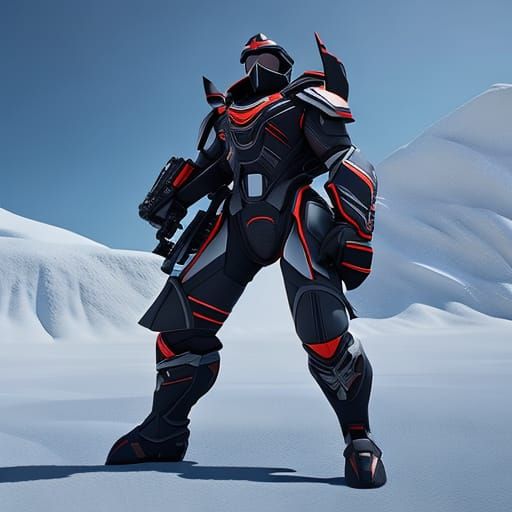 Futuristic Motorbike with Intricate Sci-Fi Details