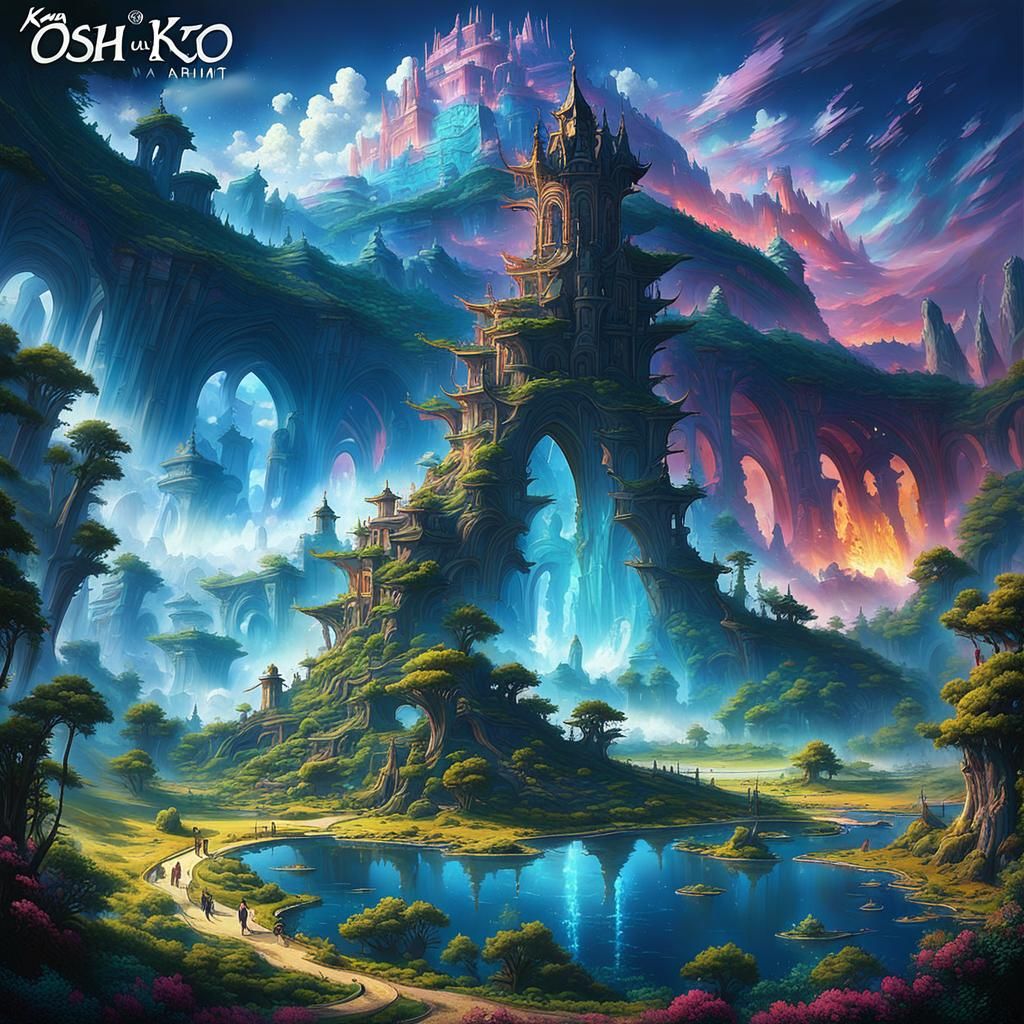 Kana Arima: Detailed Digital Matte Painting