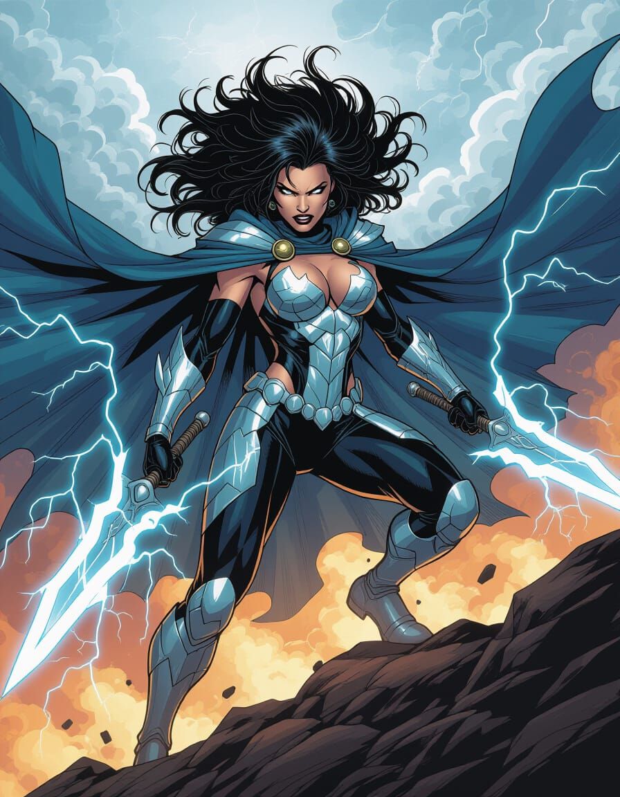 The Tempest Hero Wields Lightning Blades