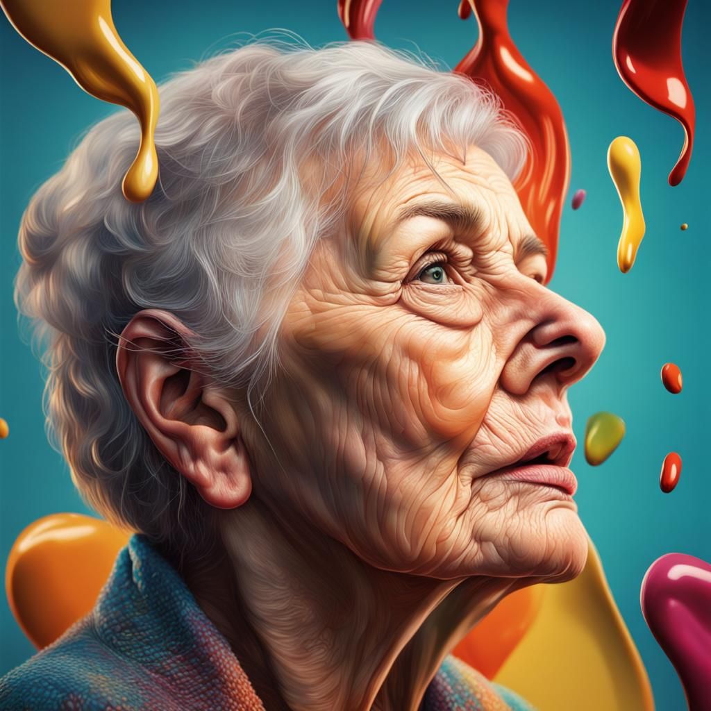 Hyperrealistic Image: Aging Population and Social Care