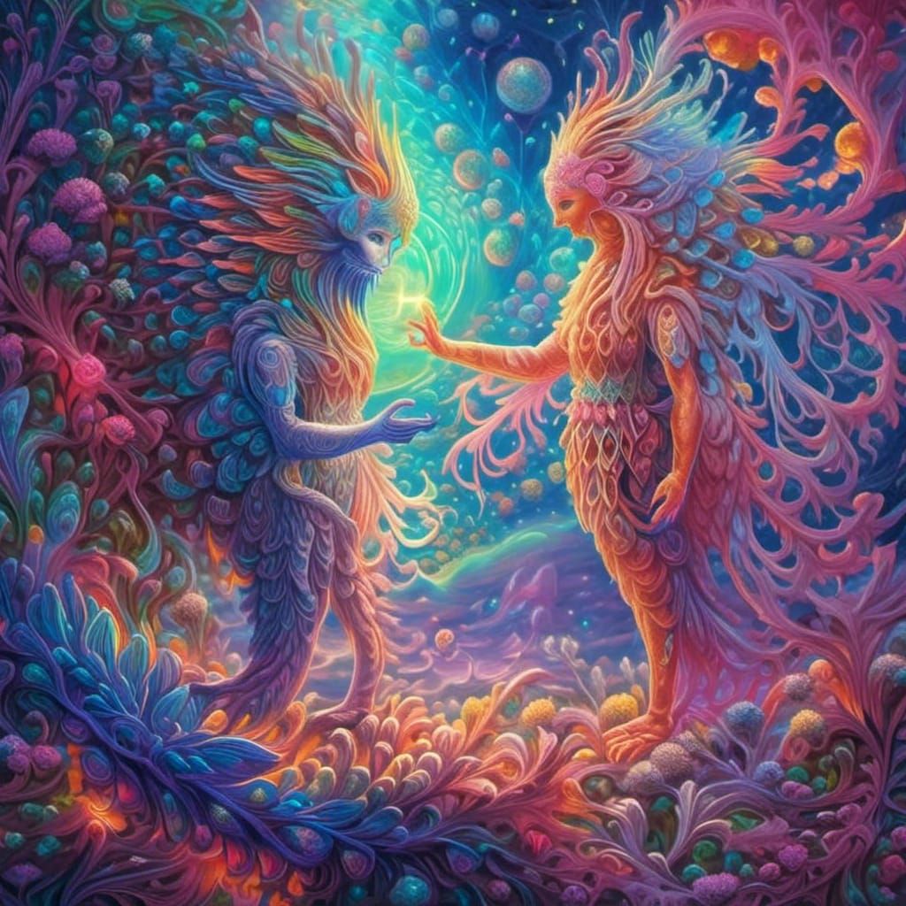 Astral Encounter with a Cosmic Being