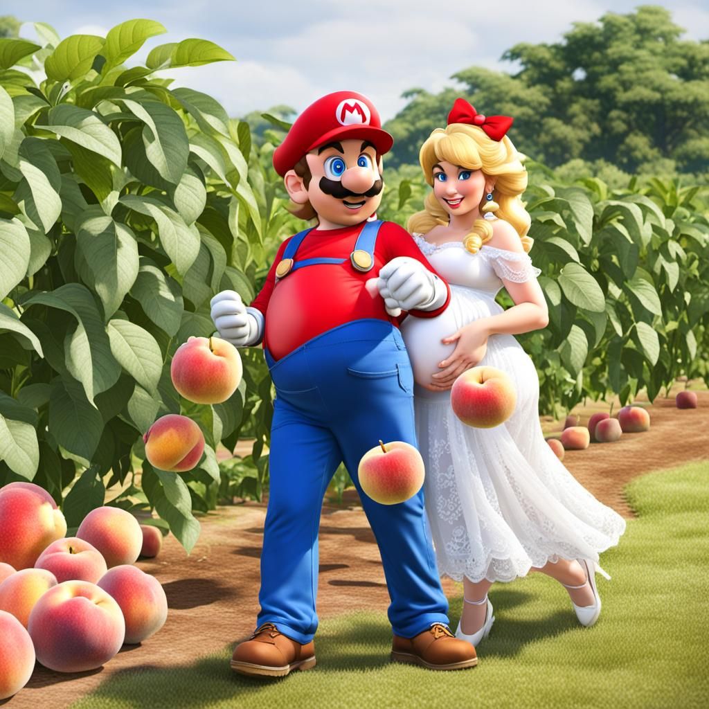Mario and Peach: An AI Interpretation