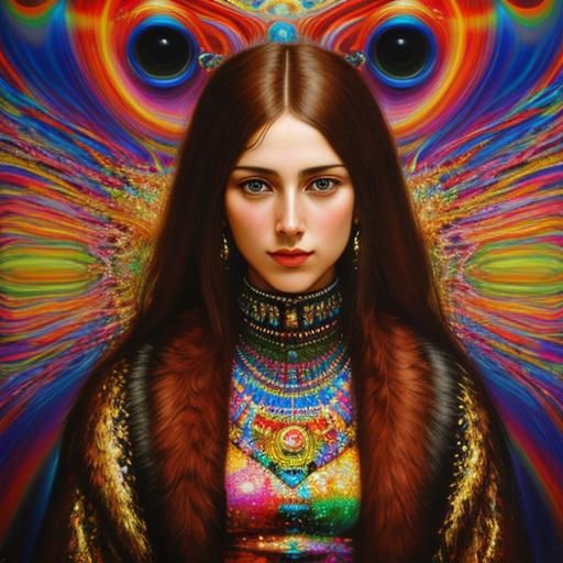 Photorealistic Oil Painting in Abstract Expressionist Style