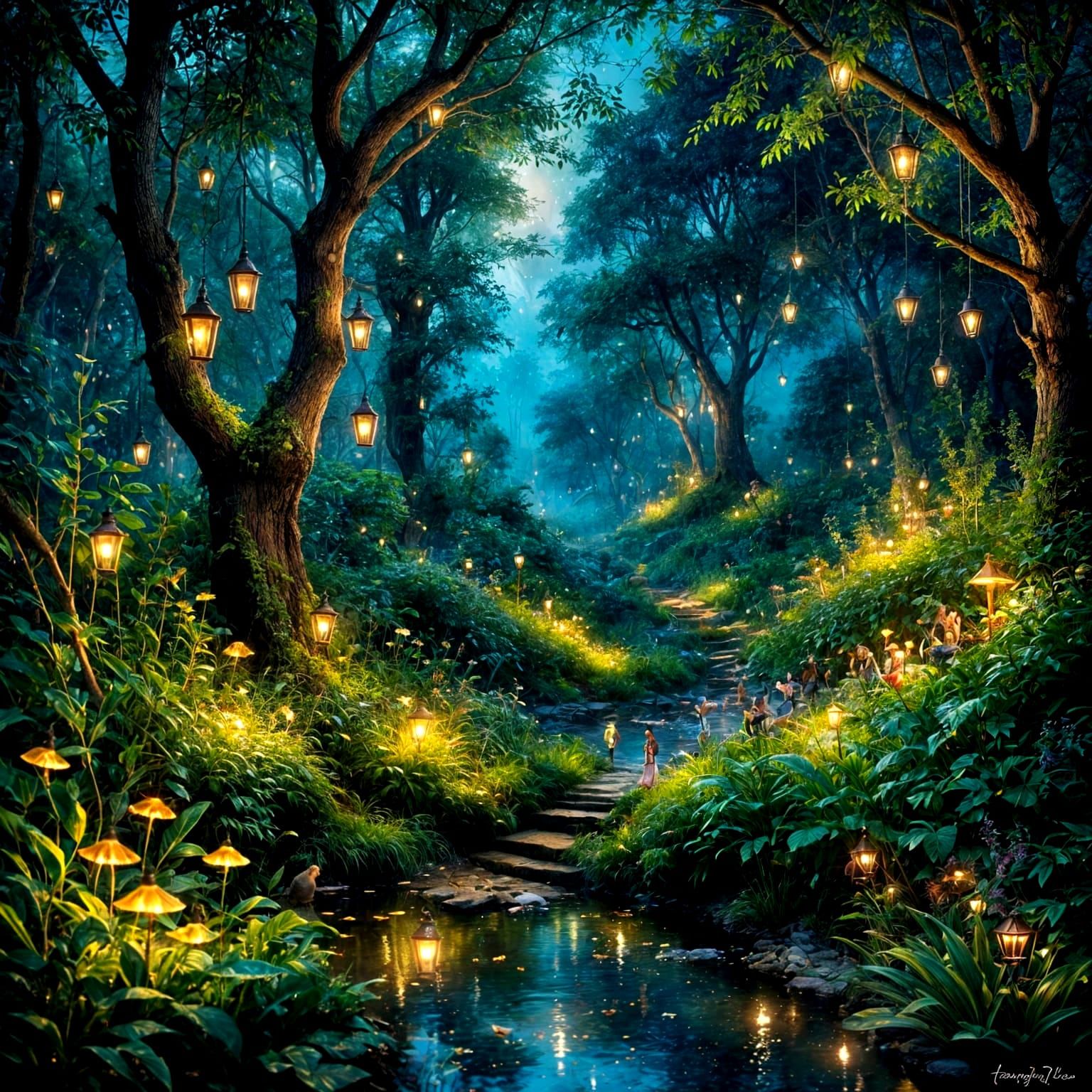 In the heart of the forest, the trees tell their tales