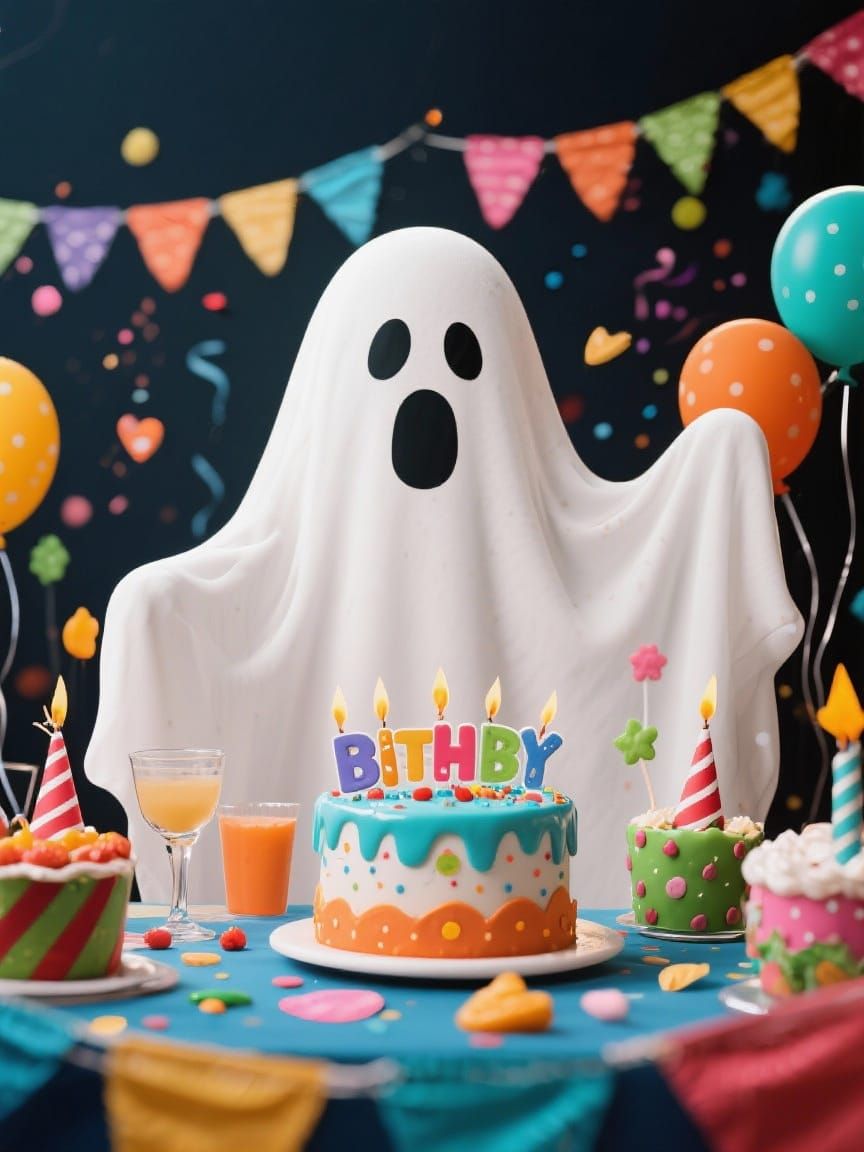 A Ghost's Spooky Birthday Celebration