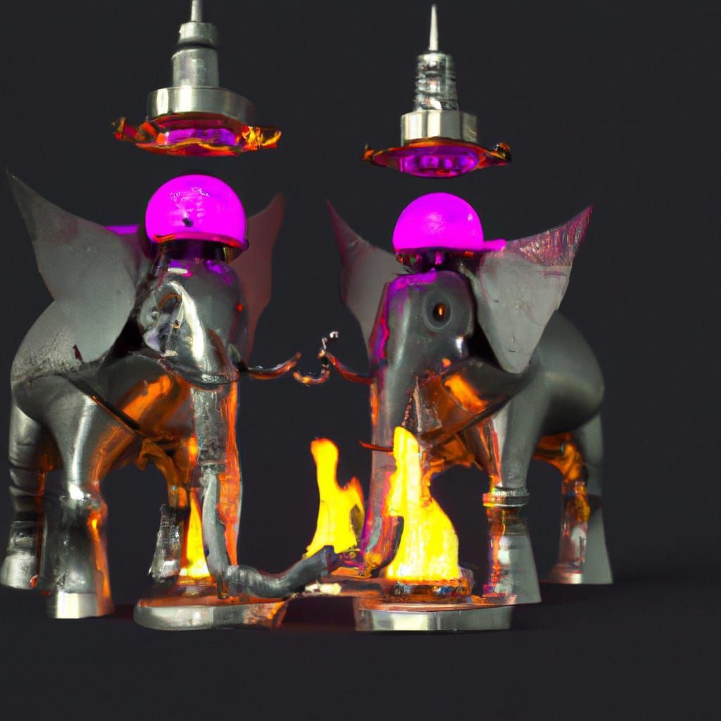 Elephants Use Haunted Mixers in Sci-Fi Kitchen