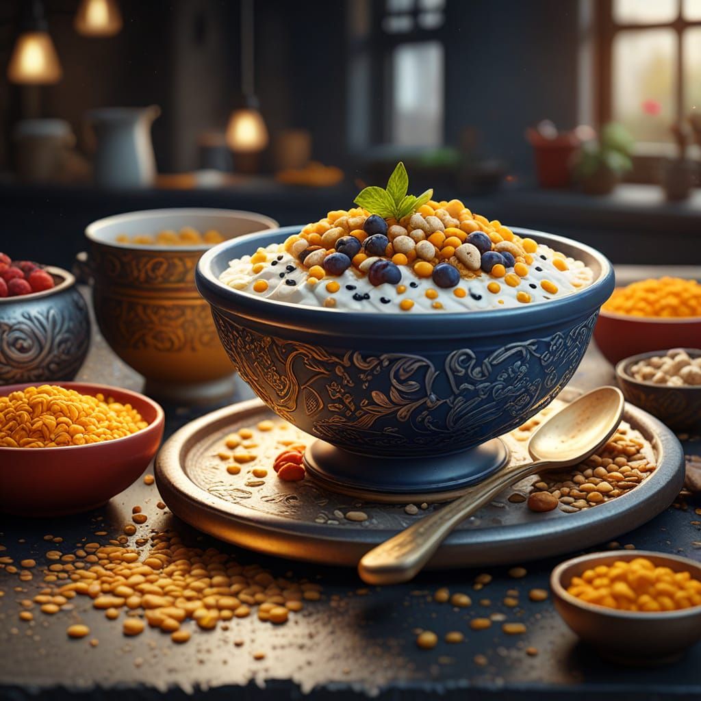 Fantastical World Porridge Day Scene
