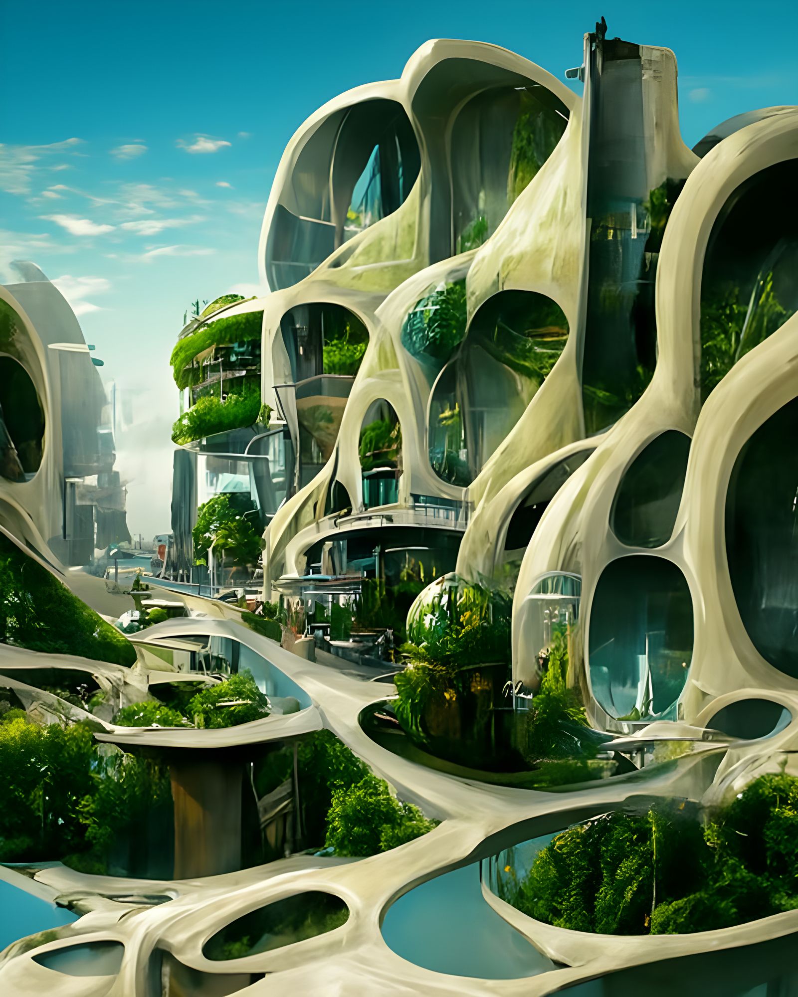 Sustainable alien city