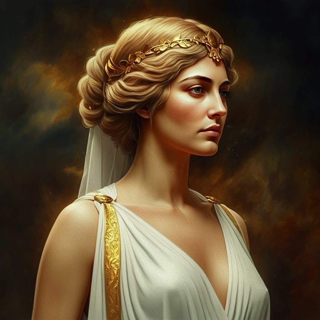 Aegle, Greek Goddess of Good Health in Digital Art