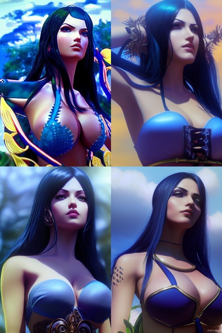 Photorealistic Portrait of Nico Robin in Unreal Engine 5