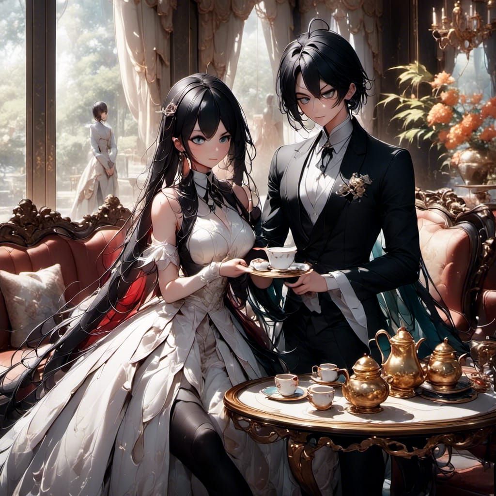 Cyborg Butler Serves Tea in Anime Realism