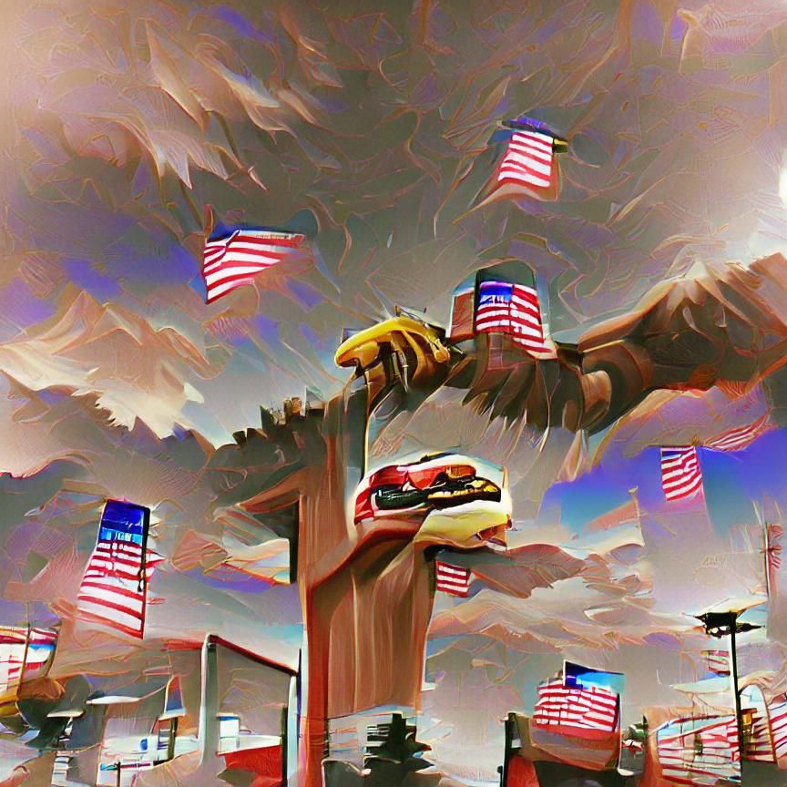 Abstract Image Generated From Simple Prompt