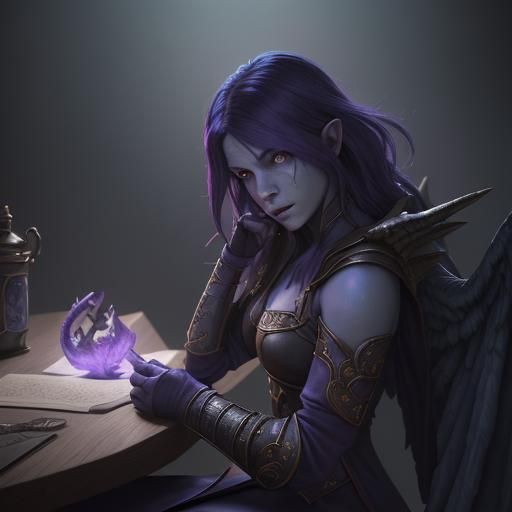 Fantasy Adventuring Party in Dark Fantasy Concept Art