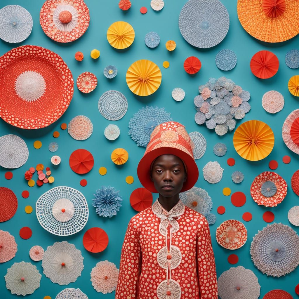 Origami Alchemist in Whimsical Papercraft Realm