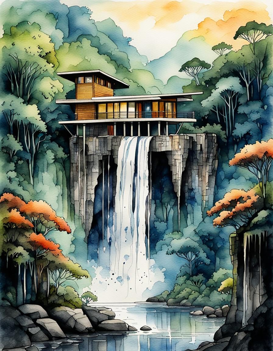 Art Deco Cabin at Salto de Tequendama Waterfall