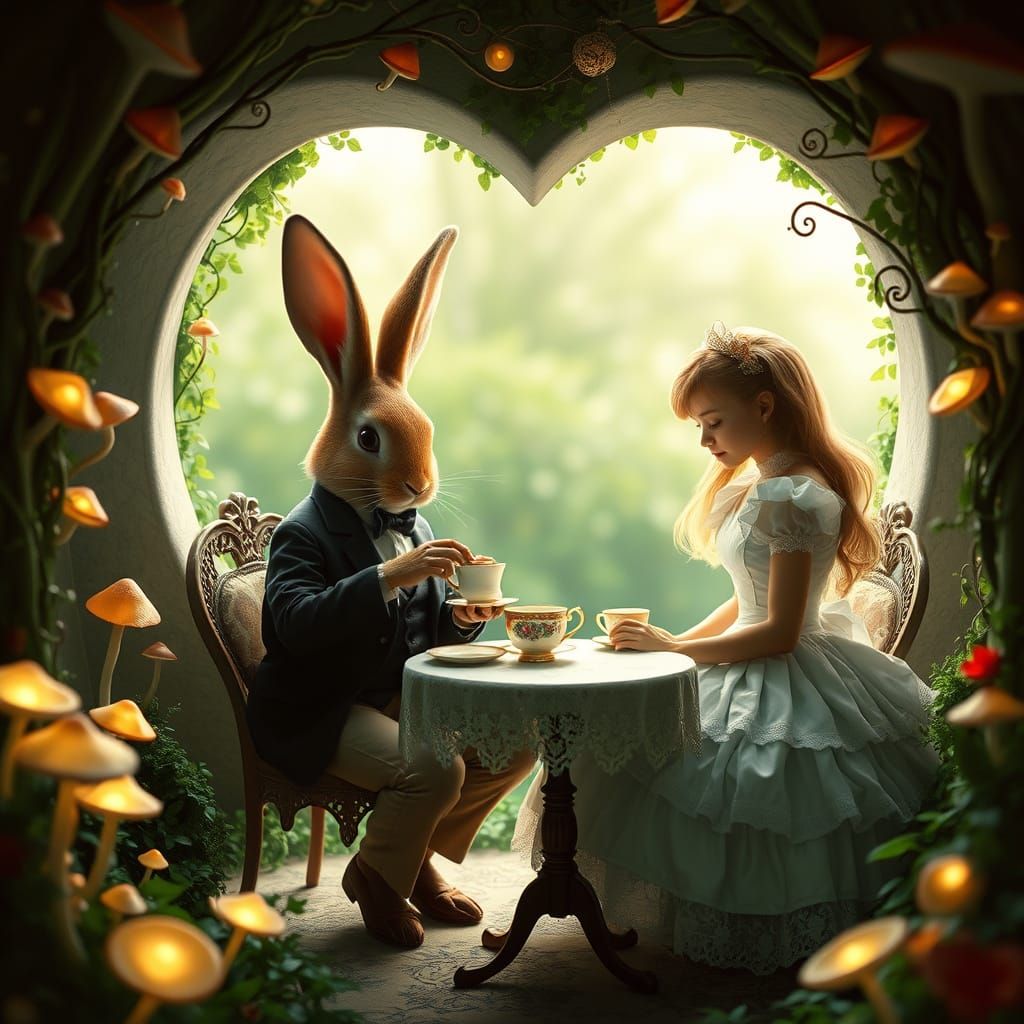 Whimsical Wonderland Duo in Elegant Setting