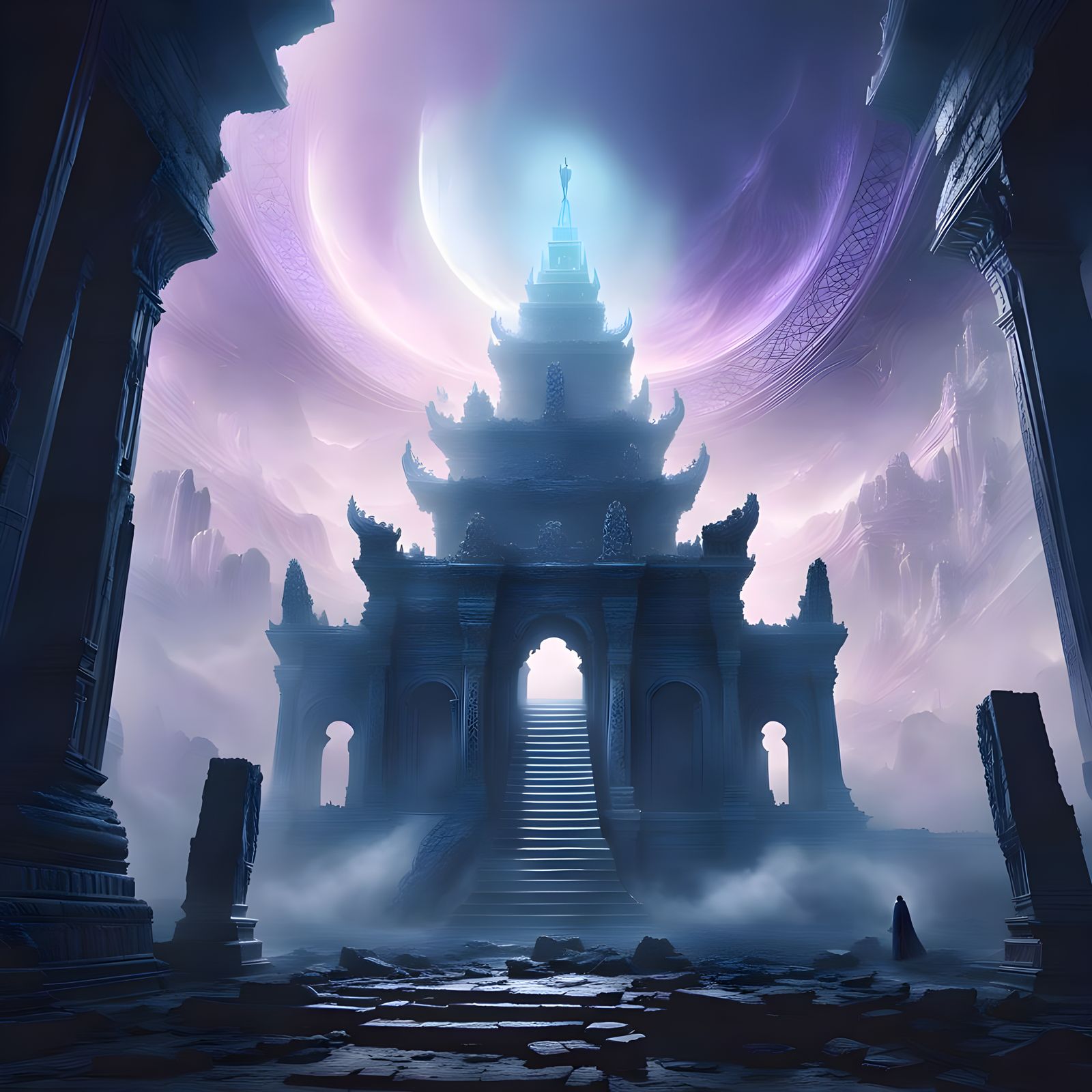 Fantastical Orphica: Detailed Matte Painting