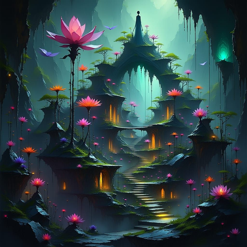 Alien Jungle City in Colossal Creature Bones