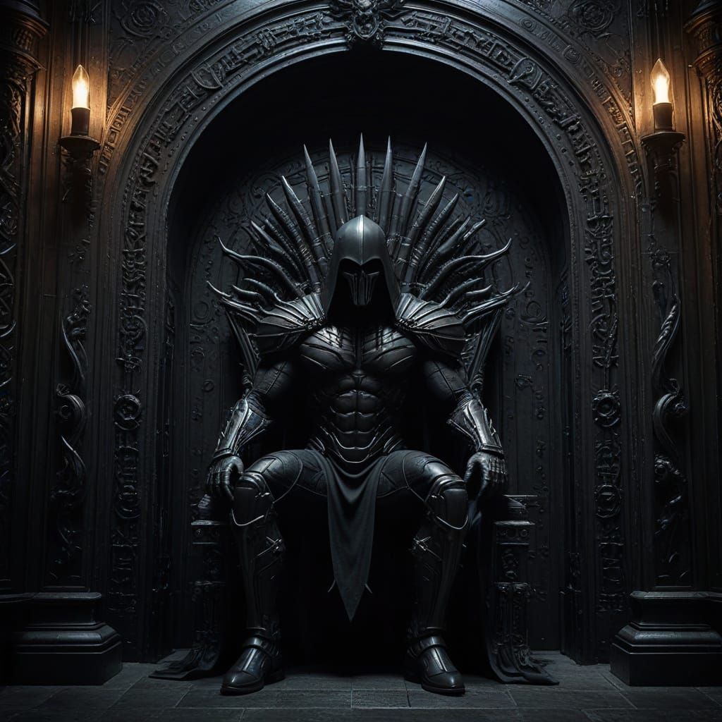 Menacing Cosmic Deity Descends Upon Throne Room