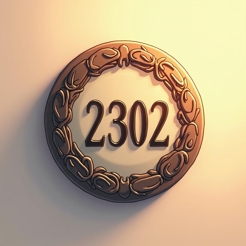 Detailed Class Badge Design in Anime Style