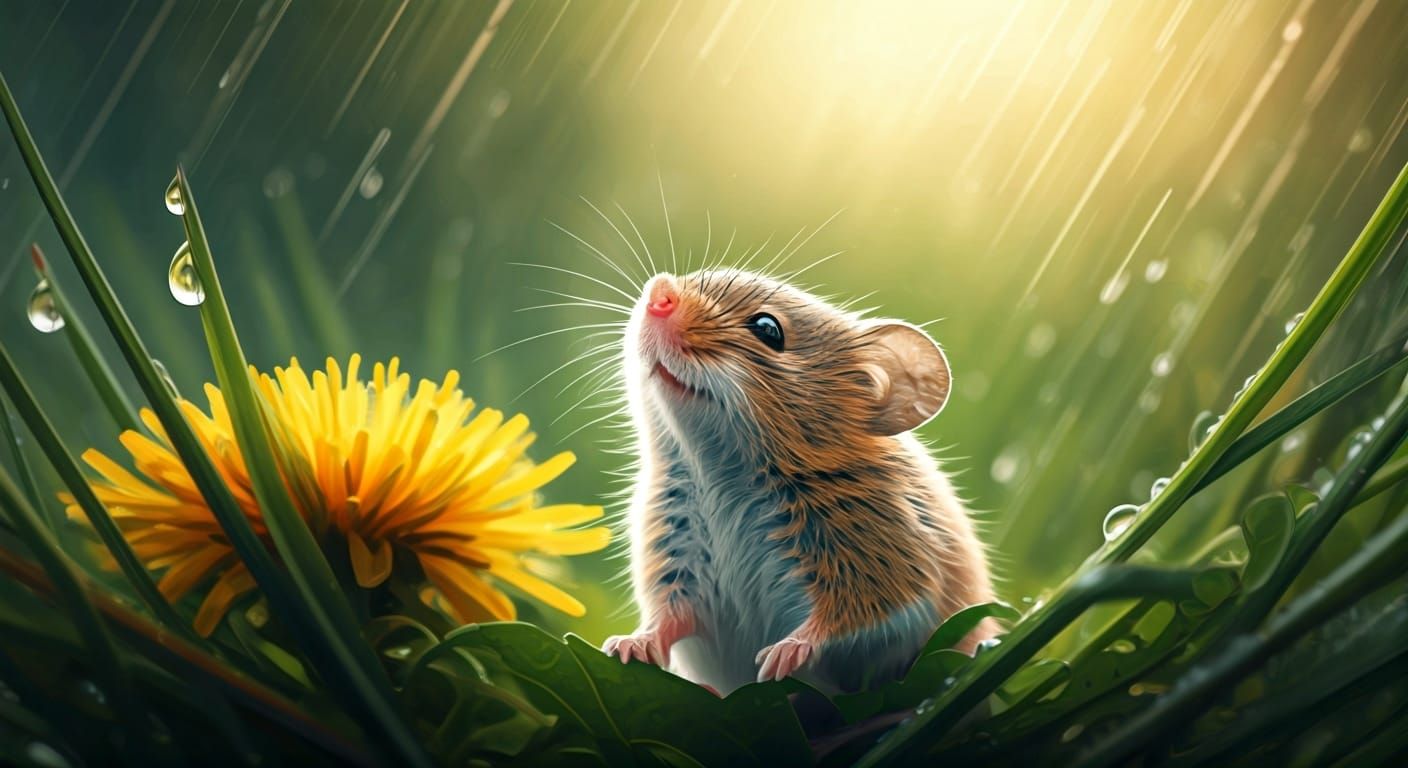 Gentle rain of summer