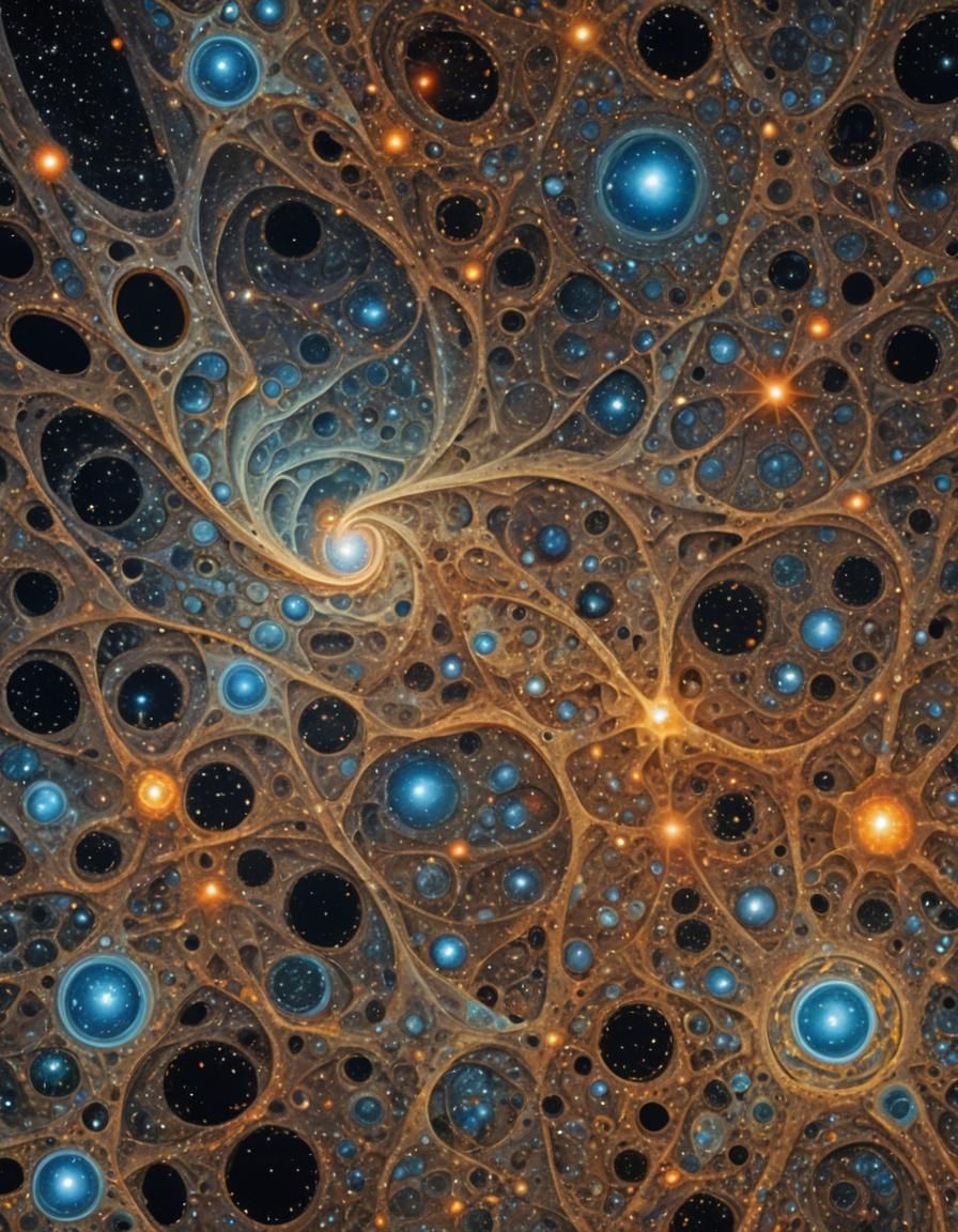 Cosmic Pointillist Object in Deep Space