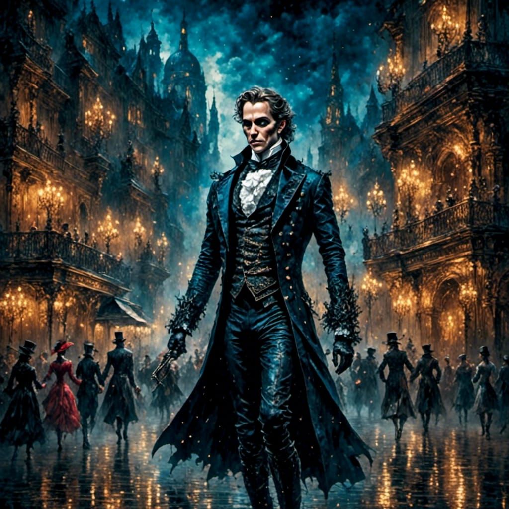 Phantom of the Opera Portrait with Lettering