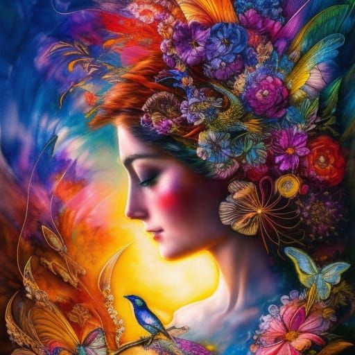 Mutter Natur by Josephine wall Art
