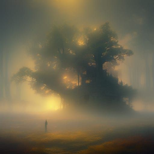 Heartwarming Teacher Reunion in Ethereal Fantasy Style