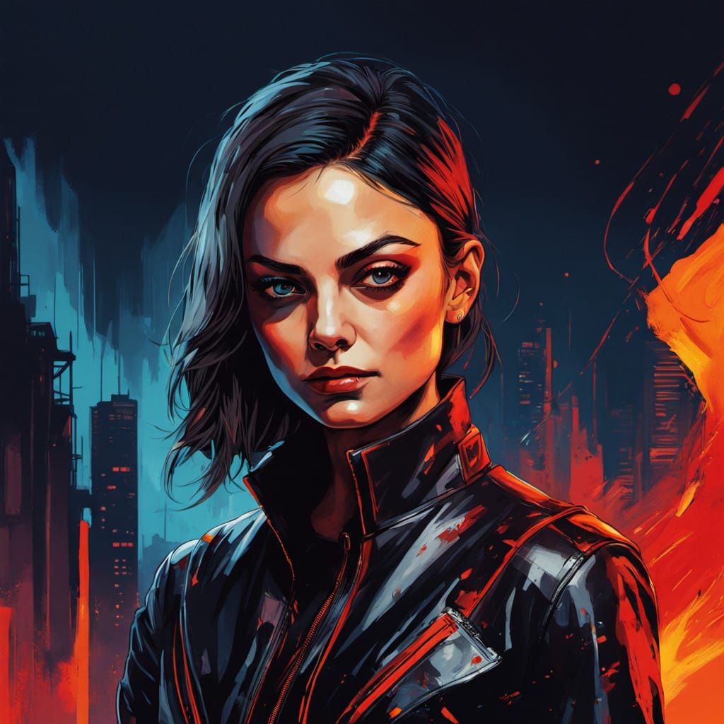 Cyberpunk Goddess Molotov