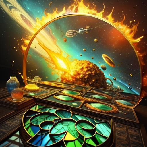 Psychedelic Alphabets and Symbols in Surreal 3D