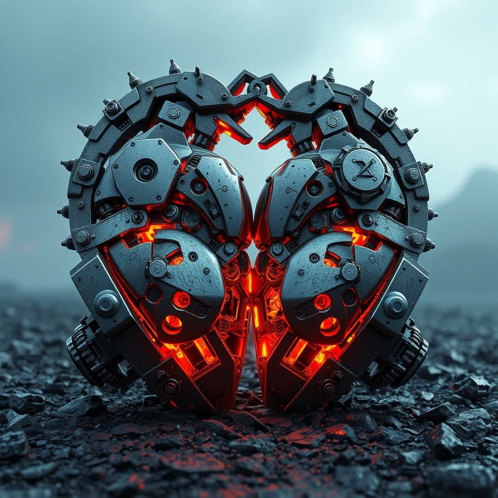 Forged Hearts: Epic Sci-Fi CD Album Cover
