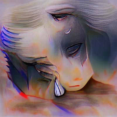 Image of Profound Grief and Solitude