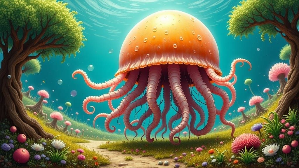 Galactus and Unicron Tend a Cosmic Garden