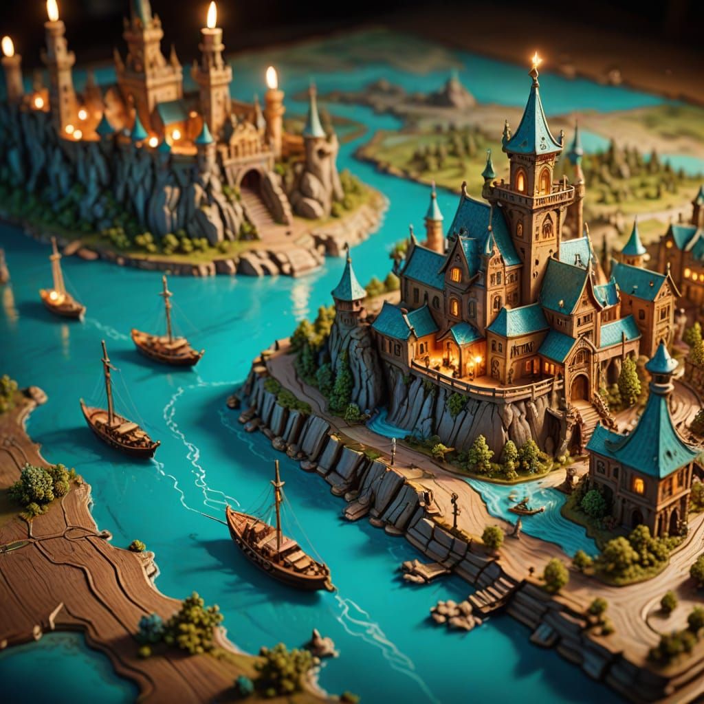 Detailed Map Reveals Miniature Kingdom