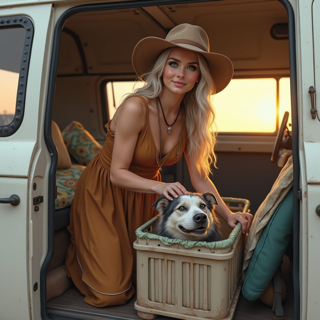 Compassionate Rescue in Whimsical Watercolor Style