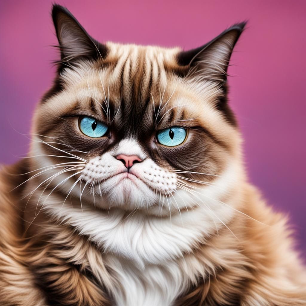 Grumpy Cat's Unexpected Smile