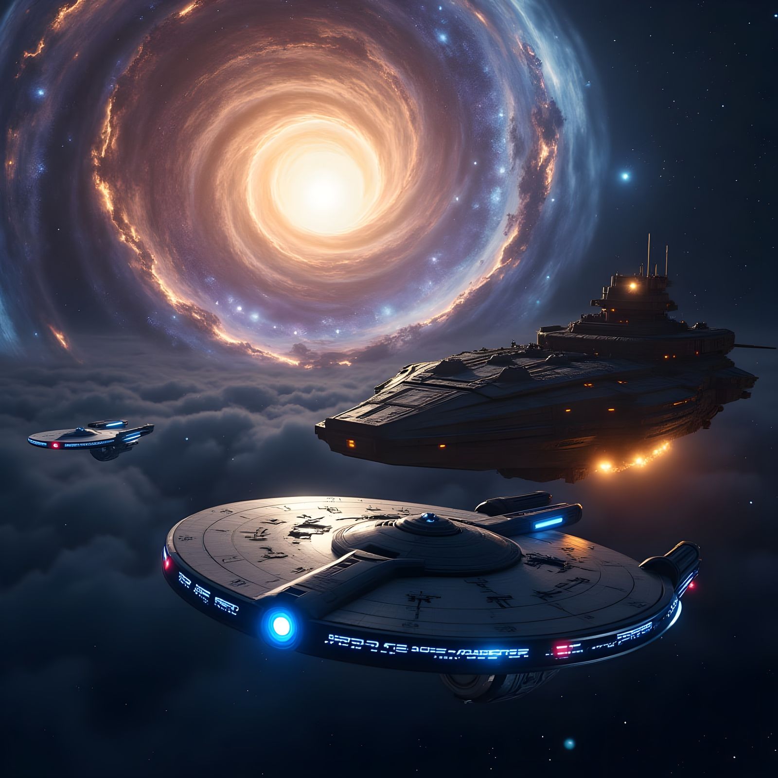 Star Trek Meets Dune: Cosmic Encounter in 8K