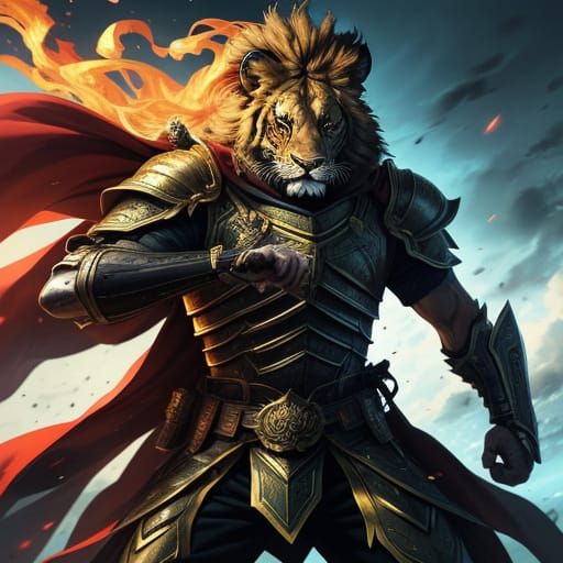 Anime Warrior: Lion Strength, Eagle Light, Tiger Fierce