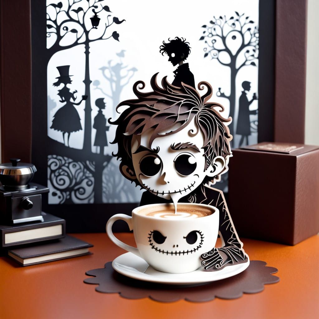 Mysterious Coffee-Shielded Gentleman