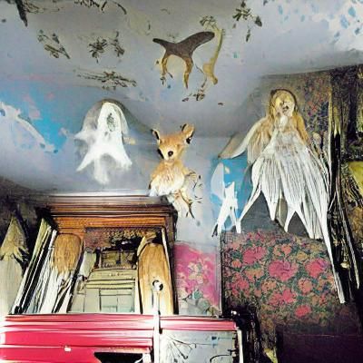 Haunted House with Fawn, Angels, and Backrooms