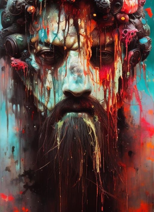 Sinister Lovecraftian Cthulhu Nightmare Portrait