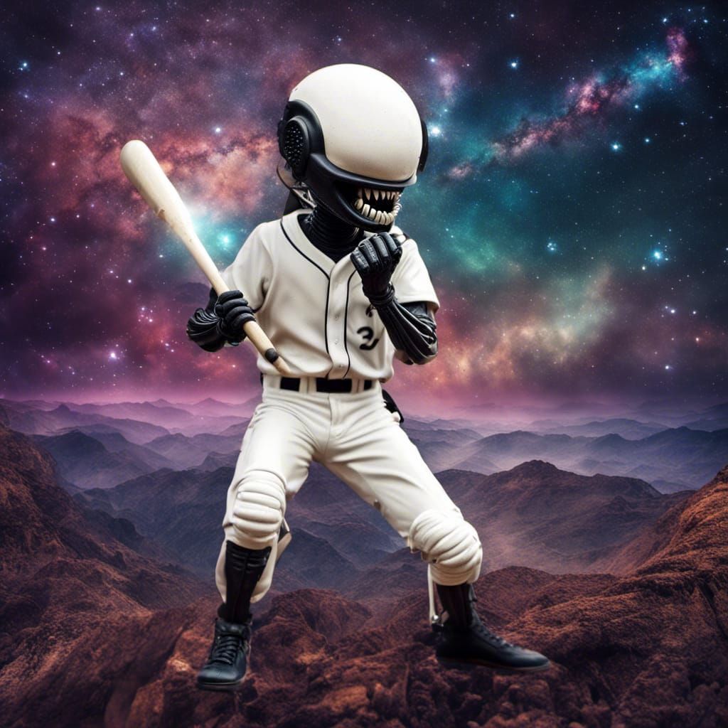 Mystical Galaxy Landscape