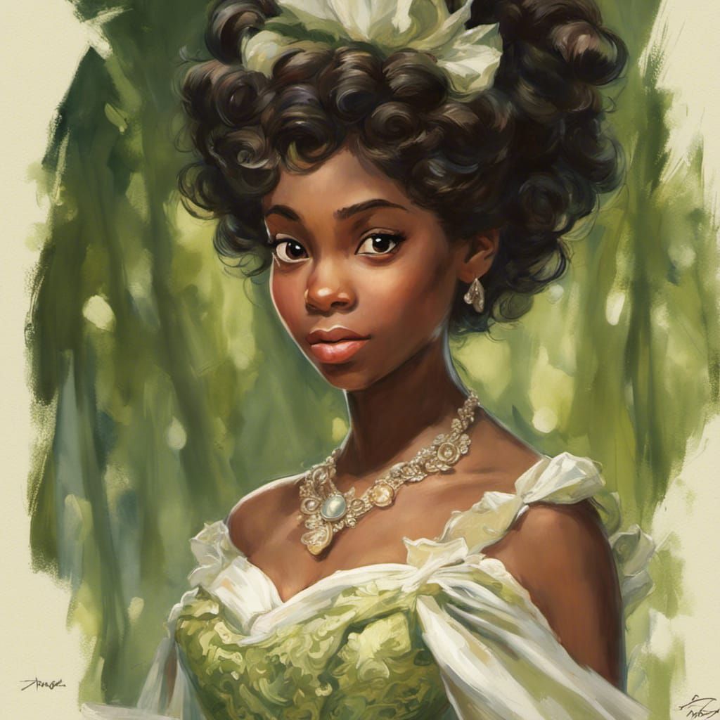 Tiana (The Princess and the Frog) 👑🍽️✨🐸