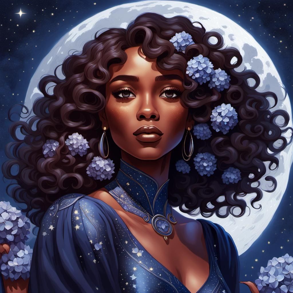 Blue/Navy Blue Hydrangeas