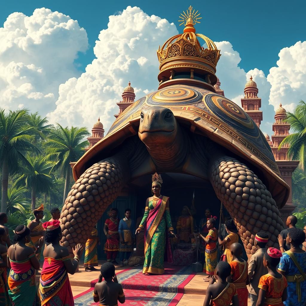 Princess Given to Tortoise in Nigerian Palace Celebration
