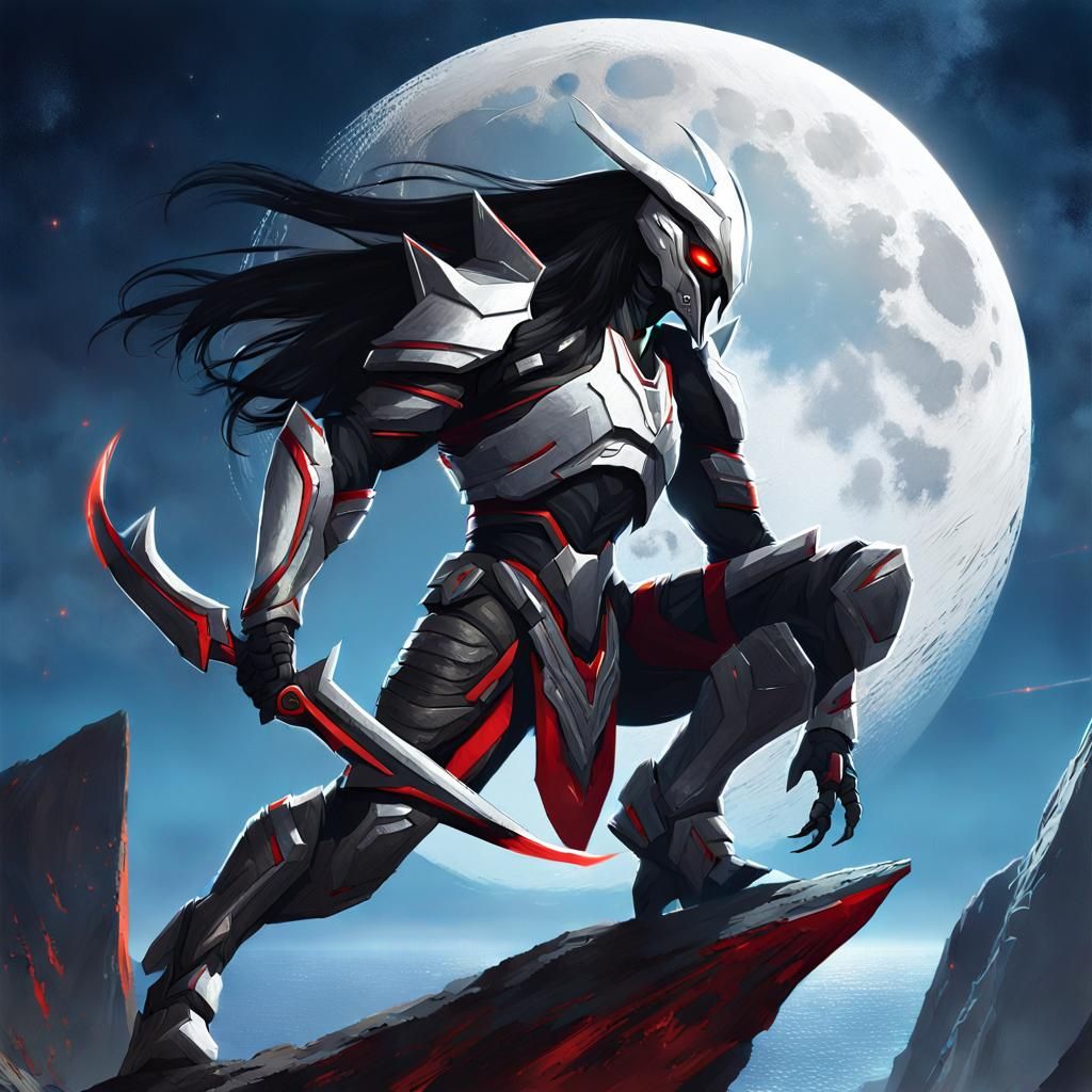 Digitigrade Monster Deity Ready for Battle