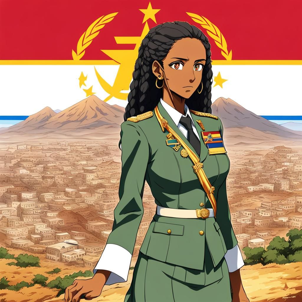 Eritrea Personified as Anime Character