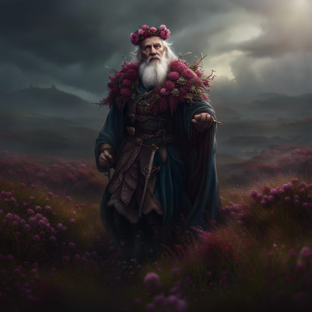 King Lear on Windy Heath: Detailed Matte Painting
