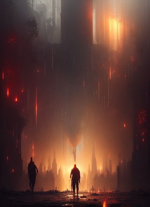 Dystopian Heart of Broken Glass in Unreal Engine